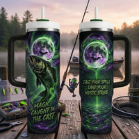 Magic Caught In The Cast Halloween Fishing Tumbler