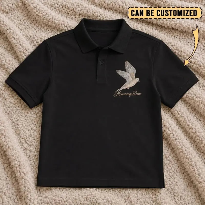 Mourning Dove Embroidered Polo Shirt 2026