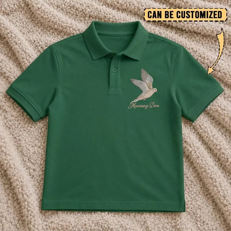 Mourning Dove Embroidered Polo Shirt 2026