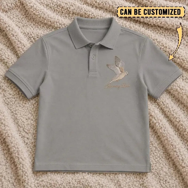Mourning Dove Embroidered Polo Shirt 2026