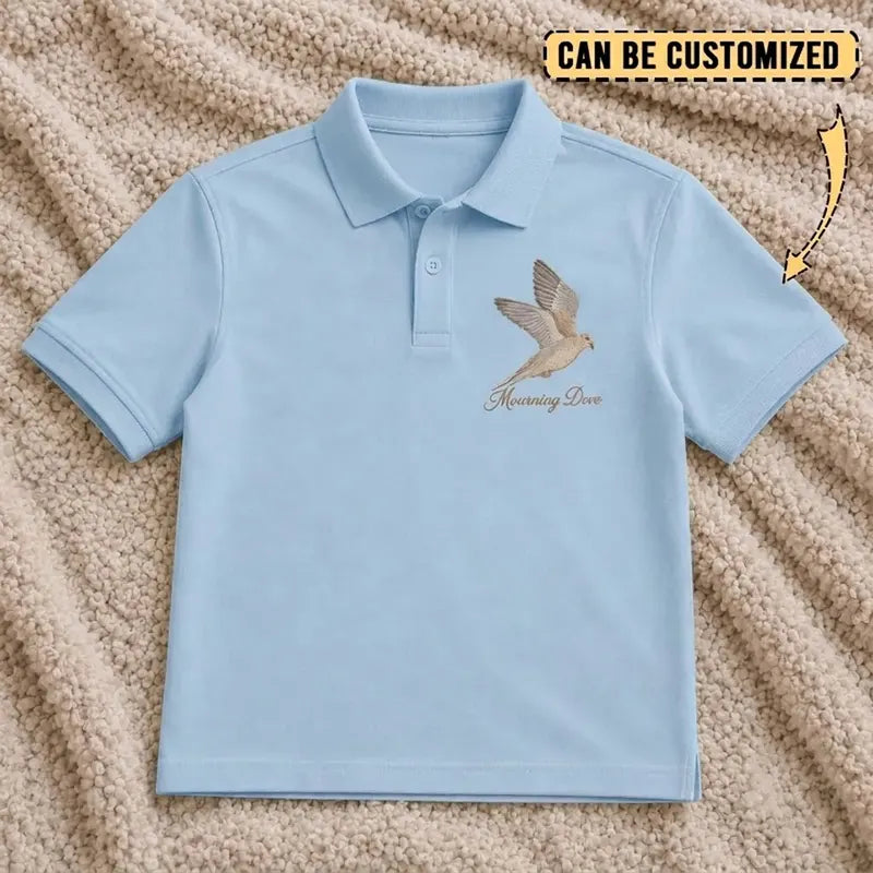 Mourning Dove Embroidered Polo Shirt 2026