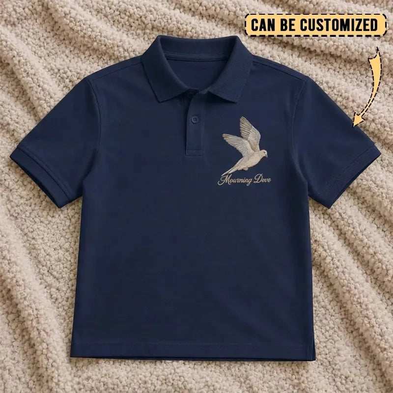 Mourning Dove Embroidered Polo Shirt 2026