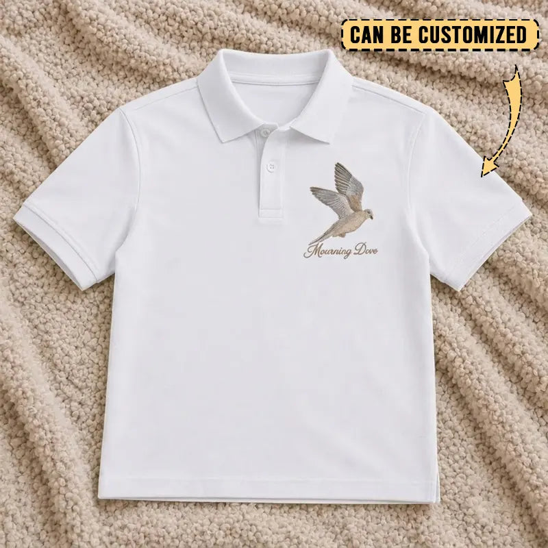 Mourning Dove Embroidered Polo Shirt 2026