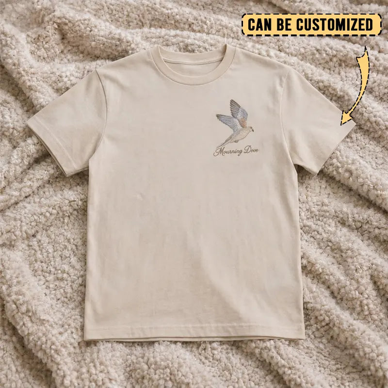 Mourning Dove Embroidered T-Shirt 2026