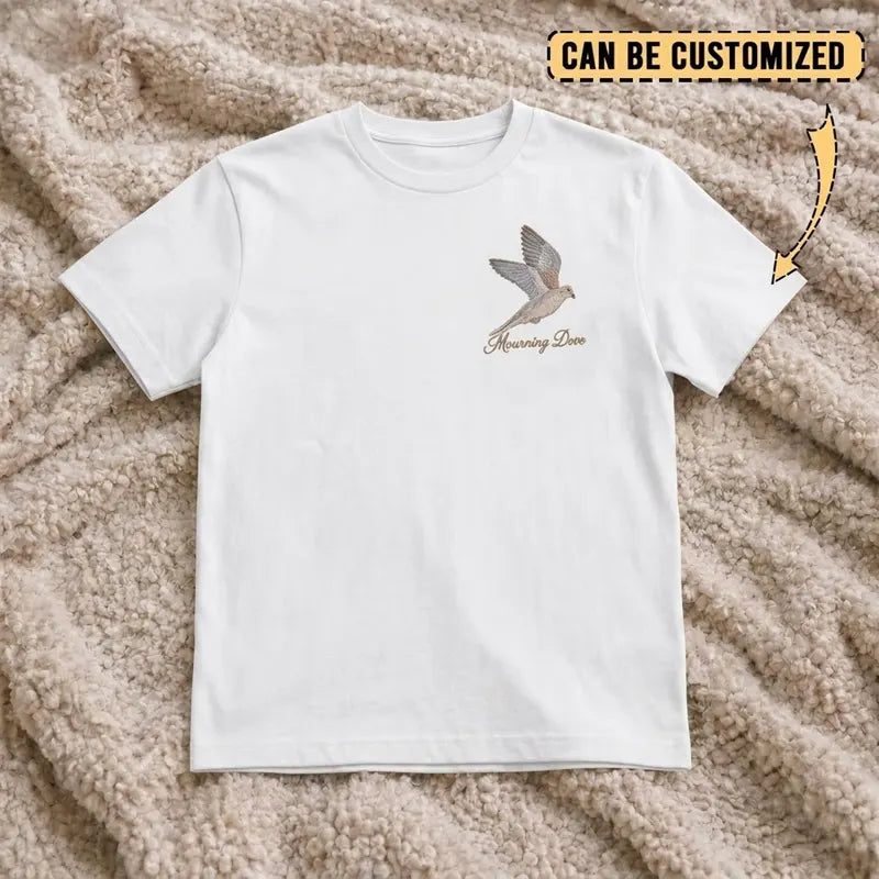 Mourning Dove Embroidered T-Shirt 2026