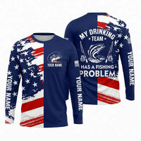 My Drinking Team Has A Fishing Problem Long Sleeve Shirt