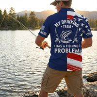 My Drinking Team Has A Fishing Problem Polo Shirt