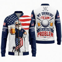 My Drinking Team Has A Golfing Problem Bomber Jacket