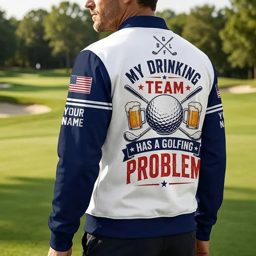My Drinking Team Has A Golfing Problem Bomber Jacket