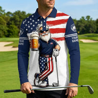 My Drinking Team Has A Golfing Problem Polo Long Sleeve Shirt
