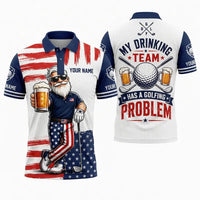 My Drinking Team Has A Golfing Problem Polo Shirt