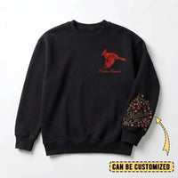 Northern Cardinal Sweater – Print & Embroidery