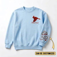 Northern Cardinal Sweater – Print & Embroidery