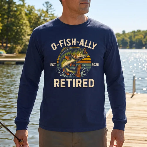 O Fish Ally Retired 2026 Fishing Long Sleeve Shirt