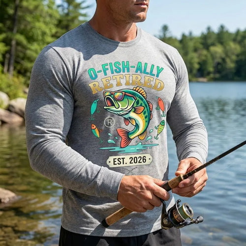 O Fish Ally Retired 2026 Fishing Long Sleeve Shirt