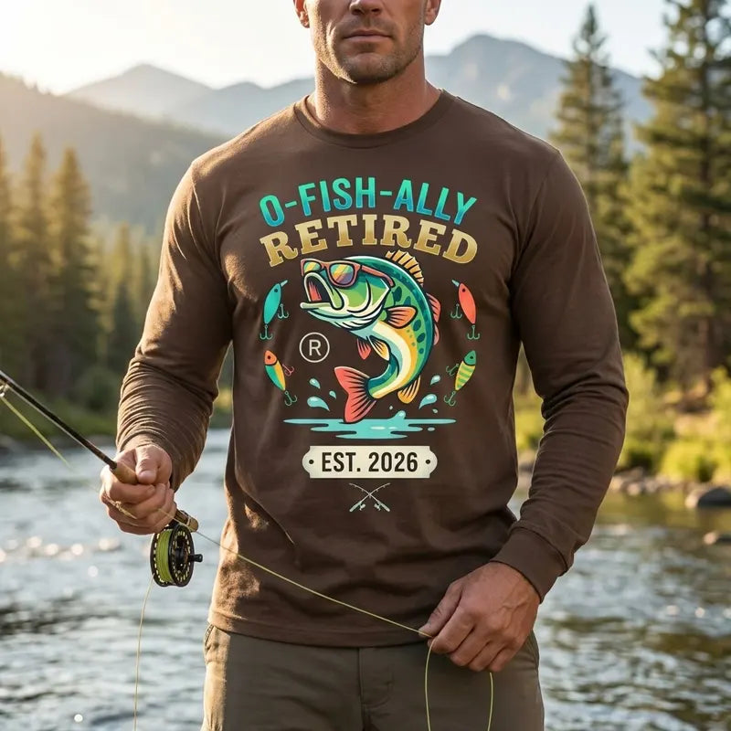 O Fish Ally Retired 2026 Fishing Sweater