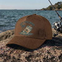 Off The Hook Retro Fishing Embroidered Cap