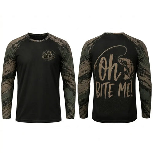 Oh Bite Me Personalized Fishing Apparel