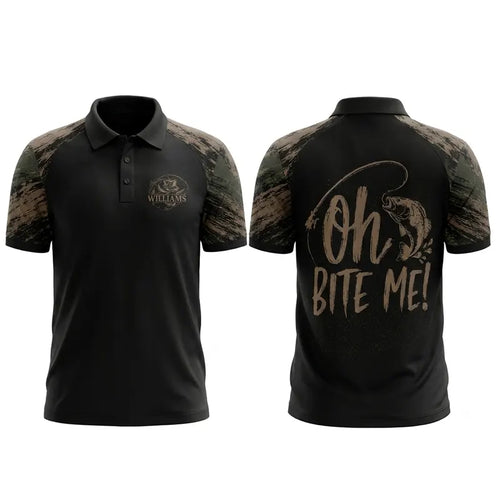 Oh Bite Me Personalized Fishing Apparel
