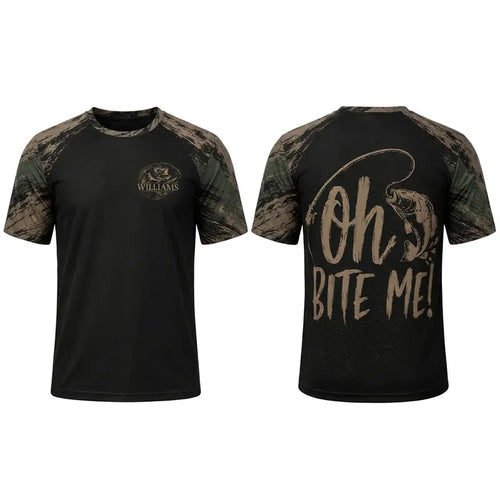 Oh Bite Me Personalized Fishing Apparel