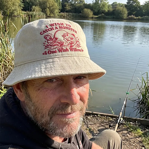 One Wish Willow I Wish To Catch A Monster Embroidered Bucket Hat