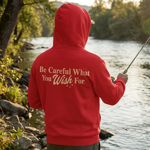 One Wish Willow I Wish To Catch A Monster Fishing Hoodie