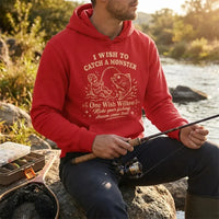 One Wish Willow I Wish To Catch A Monster Fishing Hoodie