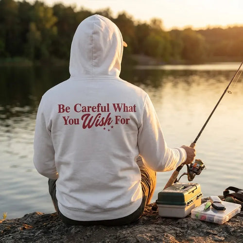 One Wish Willow I Wish To Catch A Monster Fishing Hoodie