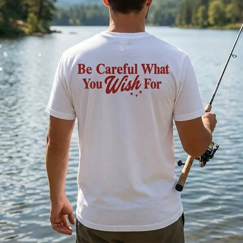 One Wish Willow I Wish To Catch A Monster Fishing T-Shirt