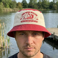 One Wish Willow Make Your Fishing Wish Come True Embroidered Bucket Hat