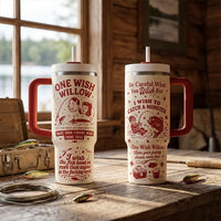 One Wish Willow Make Your Fishing Wish Come True Fishing Tumbler