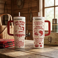 One Wish Willow Make Your Fishing Wish Come True Fishing Tumbler