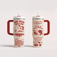 One Wish Willow Make Your Fishing Wish Come True Fishing Tumbler