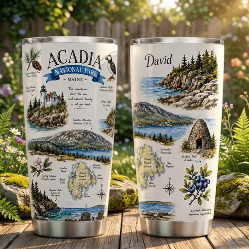 Personalized Acadia National Park Tumbler