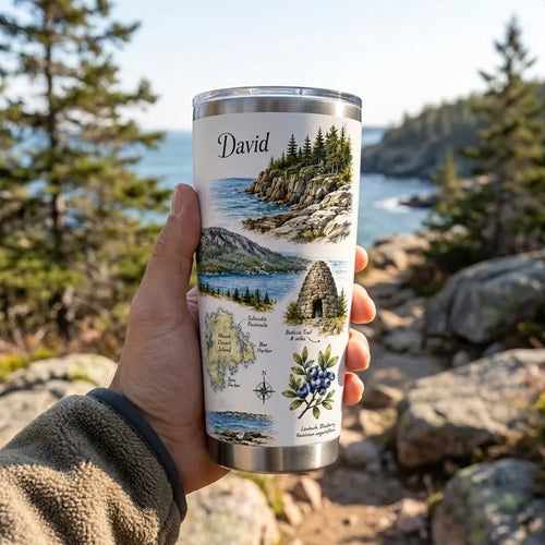 Personalized Acadia National Park Tumbler