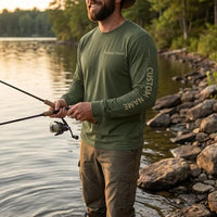 Personalized Bass Fishing Long Sleeve Shirt