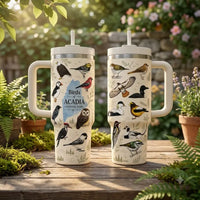 Personalized Birds of Acadia National Park Tumbler