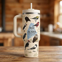 Personalized Birds of Acadia National Park Tumbler