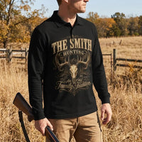 Personalized Family Hunting Legacy Polo Long Sleeve Shirt