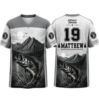 Personalized Fathom Thread Mountain Fishing Jersey