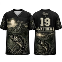 Personalized Fathom Thread Mountain Fishing Jersey