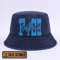 Personalized Fish Matthew Fishing Bucket Hat