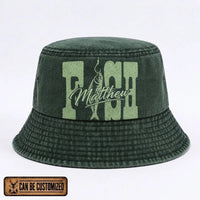 Personalized Fish Matthew Fishing Bucket Hat