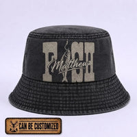 Personalized Fish Matthew Fishing Bucket Hat