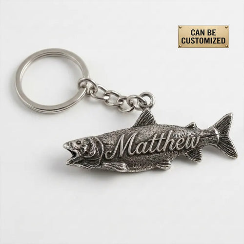 Personalized Fishing Acrylic Keychain