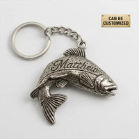 Personalized Fishing Acrylic Keychain