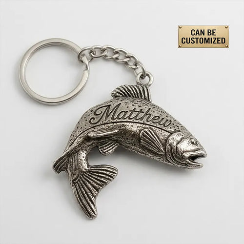 Personalized Fishing Acrylic Keychain
