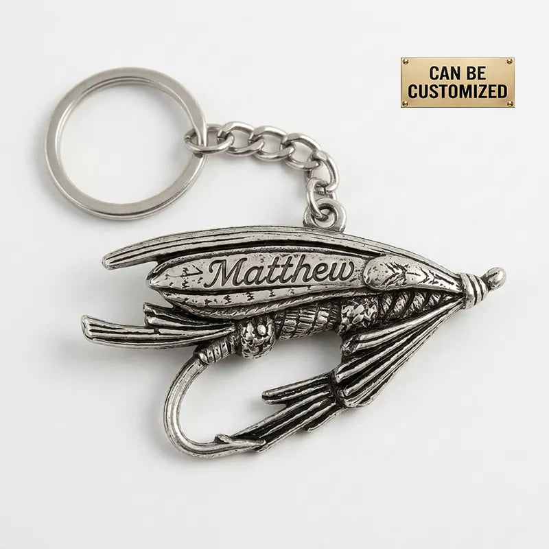 Personalized Fishing Acrylic Keychain