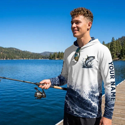 Personalized Fishing Is My Therapy Fishing Hoodie