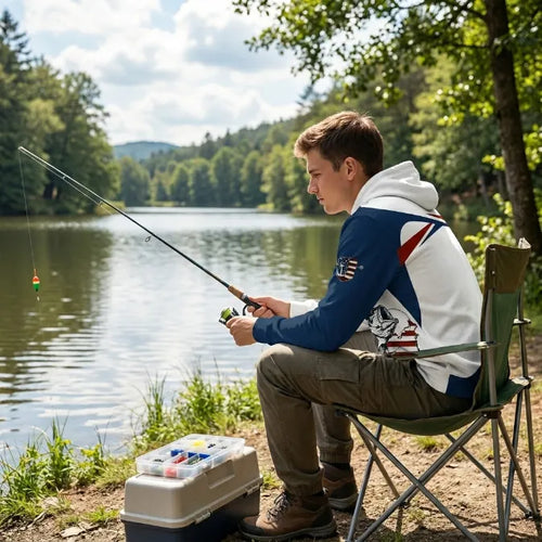 Personalized Fishing Of America Hoodie